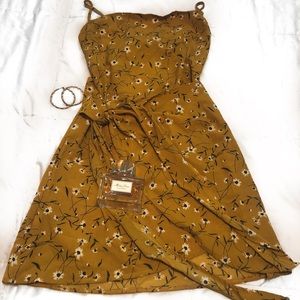 Floral Front Tie Dress